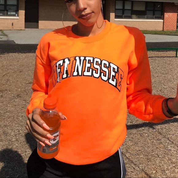 Drake Orange Finesse Tennessee Crewneck 